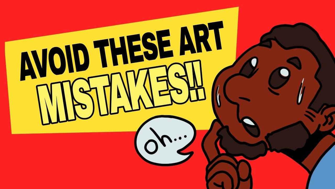 5 Biggest Mistakes I Made in My Art Career (How You Can Avoid Them) - Shaneinvasion