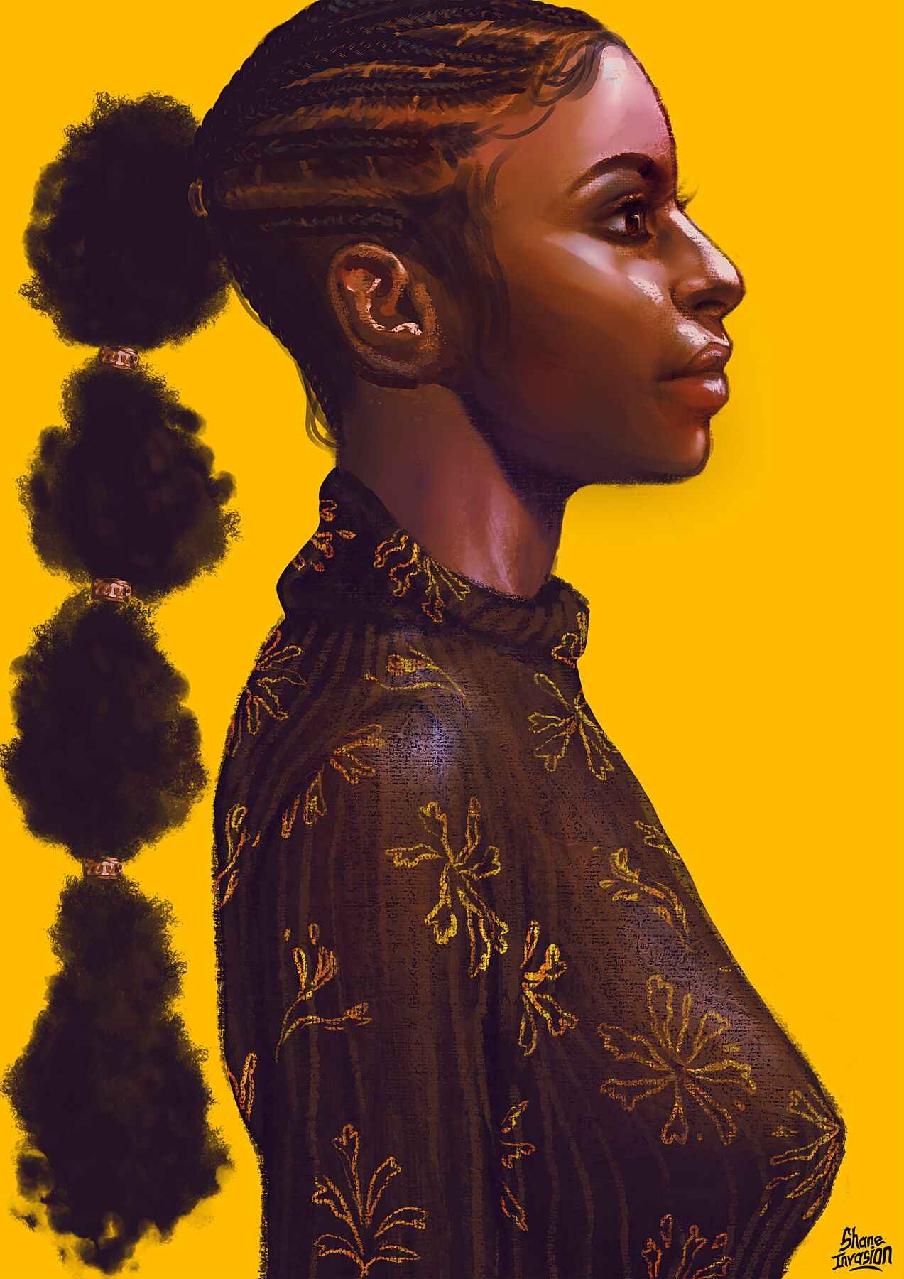 I'm Confident Like That - Afro Erotica Art Print