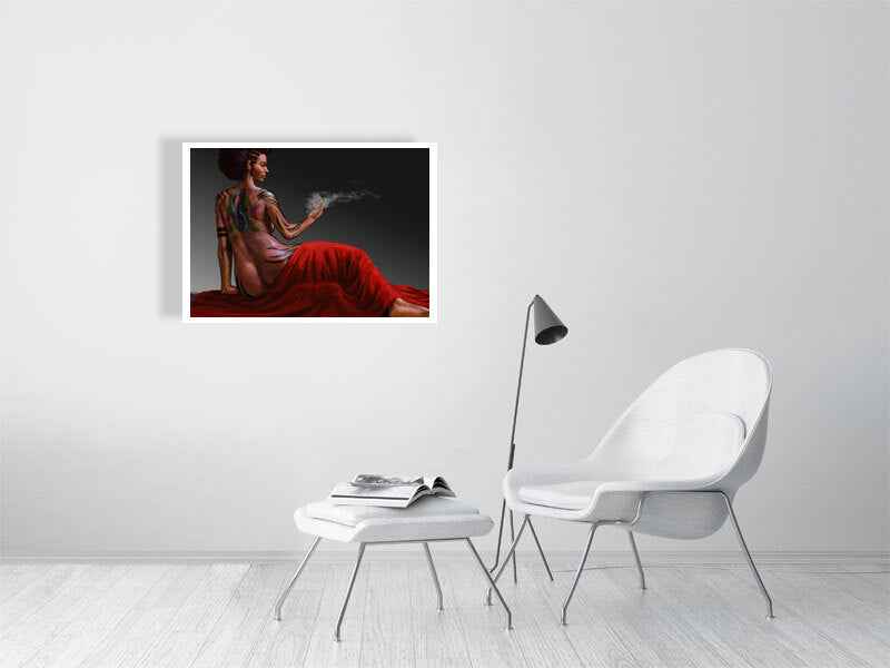 Serpent - Unique Black Nude Art
