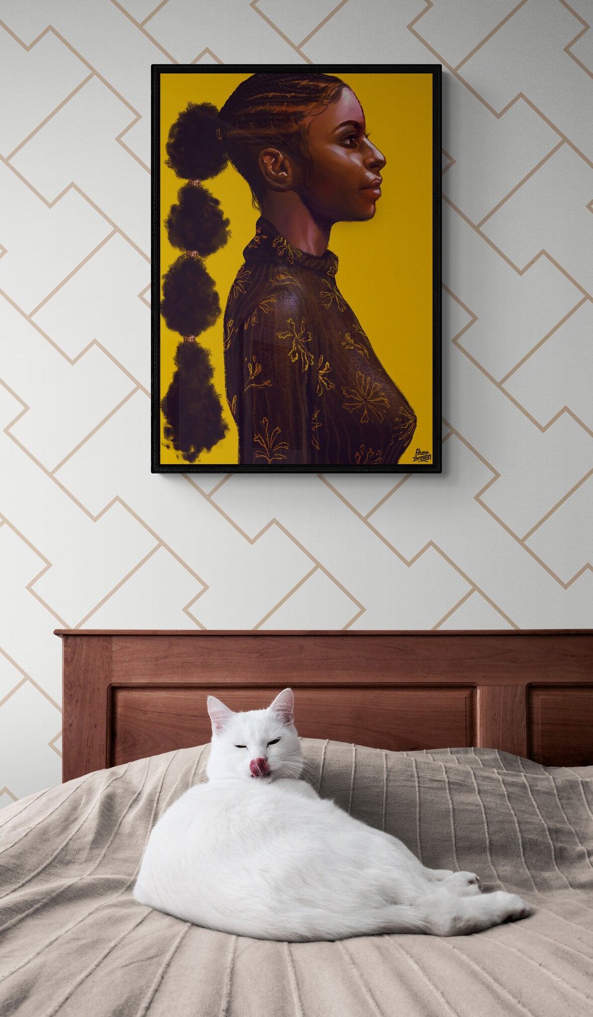 I'm confident like that - Afro Erotica Art Print - Shaneinvasion Art Prints