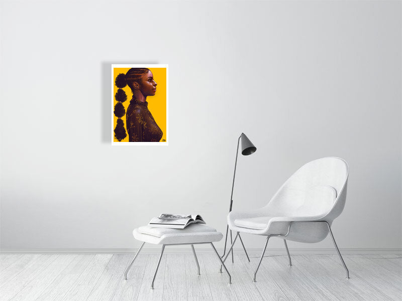 I'm confident like that - Afro Erotica Art Print - Shaneinvasion Art Prints