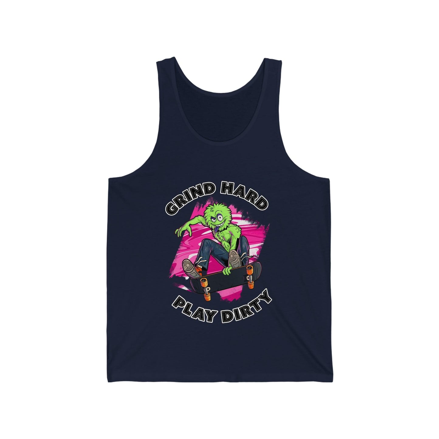 Grind Hard - Unisex Jersey Tank - Shaneinvasion