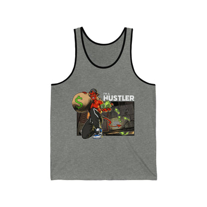 Hustler - Unisex Jersey Tank - Shaneinvasion