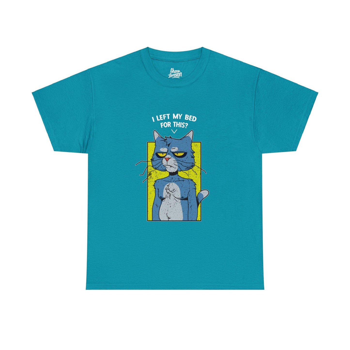 Introvert Cat - Unisex Heavy Cotton Tee - Shaneinvasion