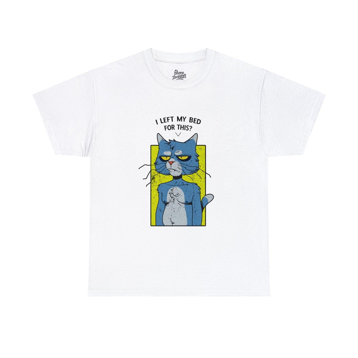 Introvert Cat - Unisex Heavy Cotton Tee - Shaneinvasion