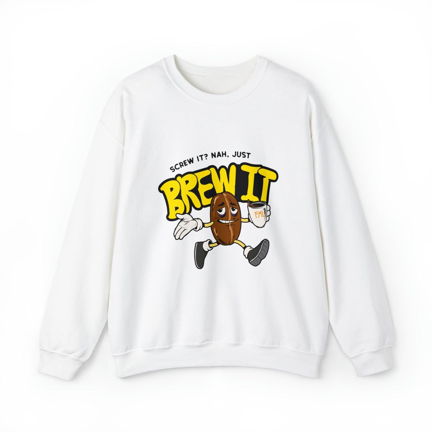 Just Brew It - Unisex Heavy Blend Crewneck Sweatshirt - Shaneinvasion