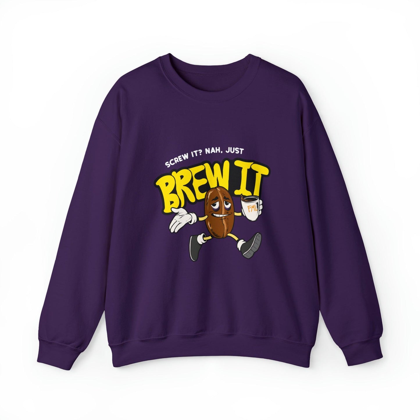 Just Brew It - Unisex Heavy Blend Crewneck Sweatshirt - Shaneinvasion